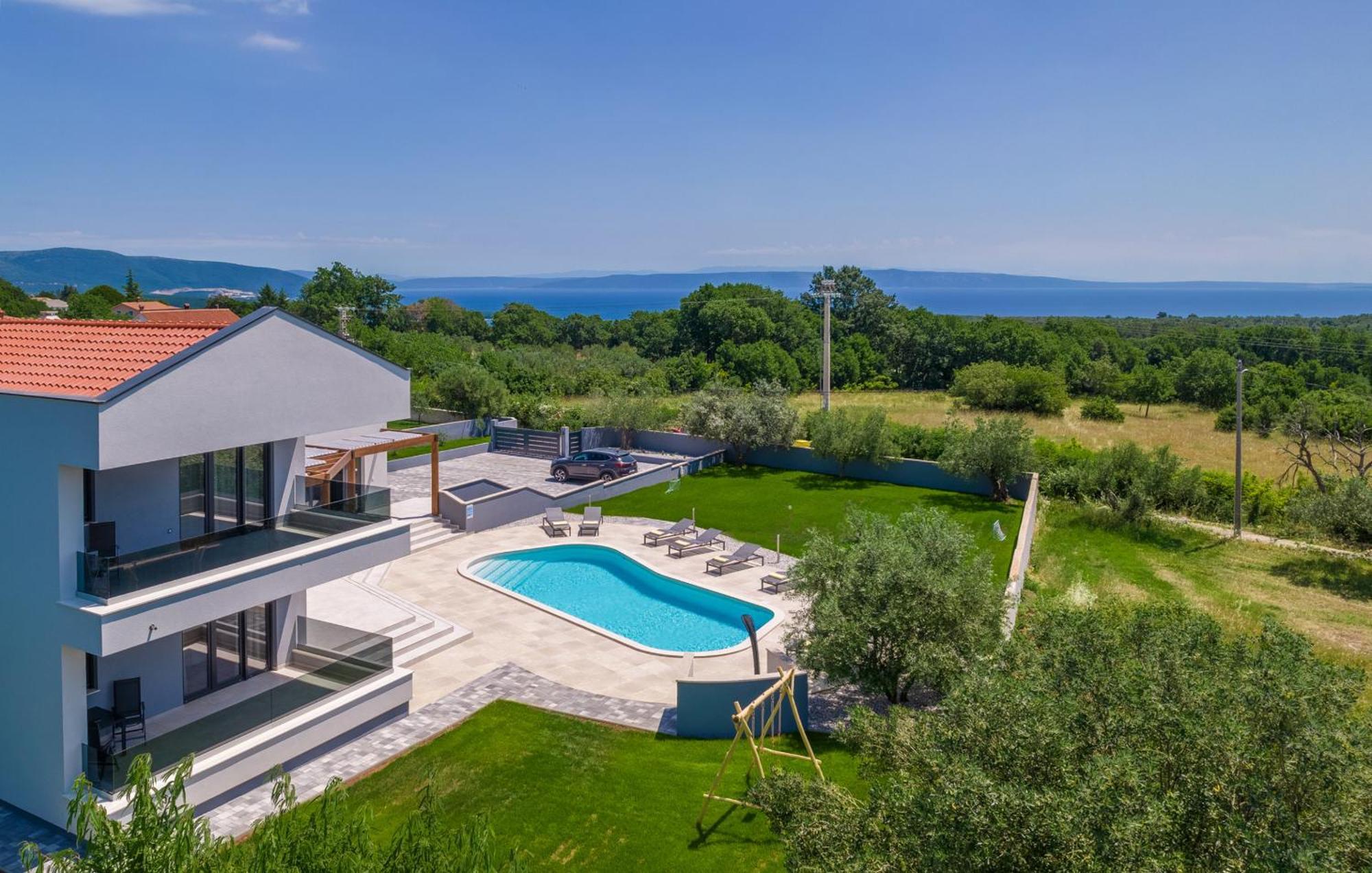 Villa Posidonia Near Pula With Sea View And Surrounded By Olive Trees Krnica Exterior photo